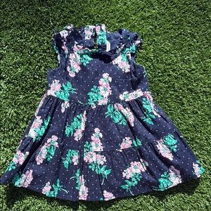 Janie and Jack Navy Floral Dress